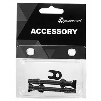 Ниппель бескамерный Ciclovation Advanced Tubeless Valve Stem, 40 mm, черный,3326.11101