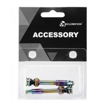 Ниппель бескамерный Ciclovation Premium Tubeless Valve Stem Rainbow, 40 mm, 3326.11106