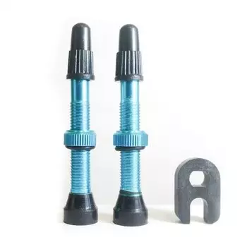 Ниппель для бескамерных покрышек ColtBikes, алюминий, 40 мм, синий, CBV4ABU