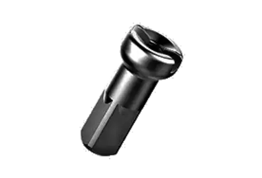 Ниппель латунный Pillar, Brass nipple, 14G x 16 mm Black, NBK440014