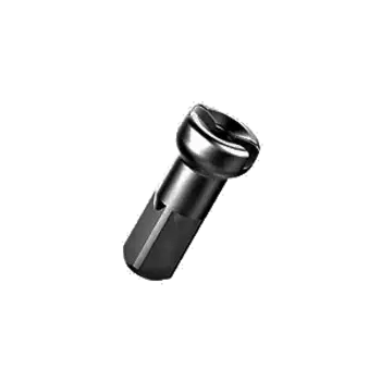 Ниппель латунный Pillar Brass TG-Hexa nipple 14G x 14 mm Black, NBT430014