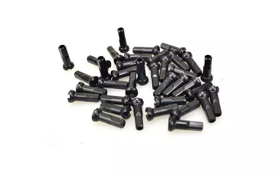 Ниппель TRIX для велосипедных спиц, 16 мм, сталь, 144 штуки, черный, черный, 5893