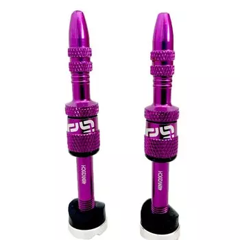 Ниппель велосипедный E Thirteen Quickfill Gen2 Eggplant, 16-24 mm, 2 шт., бескамерный, TR2UNA-110