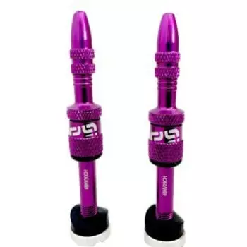 Ниппель велосипедный E Thirteen Quickfill Gen2 Eggplant, 16-24 mm, 2 шт., бескамерный, TR2UNA-110