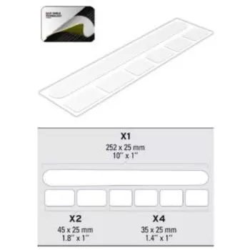 Наклейки защитные ZEFAL SKIN ARMOR S, на раму, прозрачный