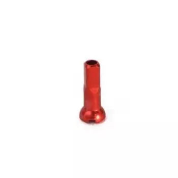 Ниппель велосипедный HT, 2.0 x 16mm, алюминиевый, красный, JY-023RED