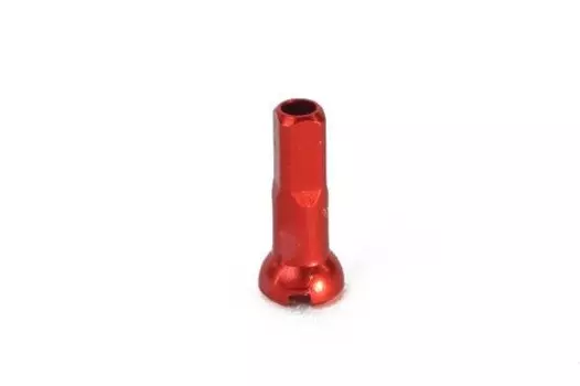 Ниппель велосипедный HT, 2.0 x 16mm, алюминиевый, красный, JY-023RED (1 шт )