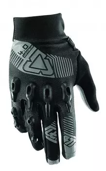 Велоперчатки Leatt DBX 4.0 Windblock Glove, черно-серые