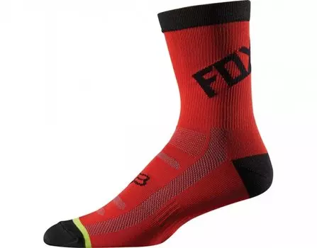 Носки Fox DH 6-inch Socks, красно-черный