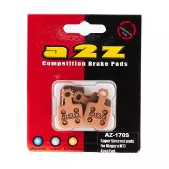 Тормозные колодки A2Z Magura MT7 4pcs/set, золотистый, AZ-170S