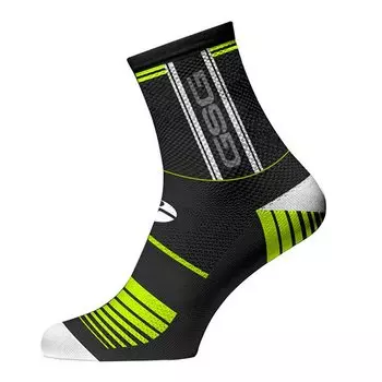 Носки GSG Summer, черный/неоновый желтый, 12150-067-L/XL