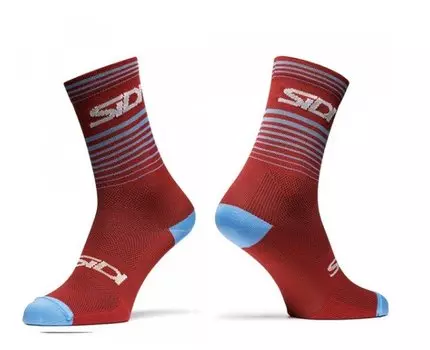 Носки Sidi MALIBU' SOCKS NO.361, 38-42, бордовый/голубой, PCAMALIBU