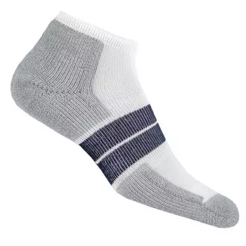 Носки THORLO'S 84NRCM Running Maximum Cushion Low Cut, бело-синий, 218