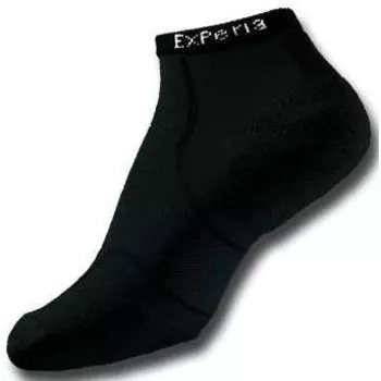 Носки THORLO'S XCCU Experia Running Lite Cushion Low Cut, Black on Black, 66