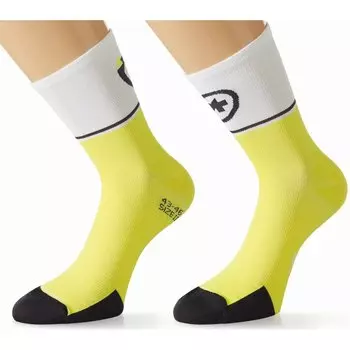 Носки велосипедные ASSOS xploiSocks_evo7, унисекс, volt Yellow, 13.60.652.33.0 (Размер: 0 (35-38))