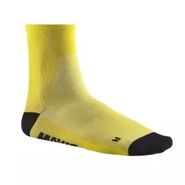 Носки велосипедные MAVIC ESSENTIAL Mid, жёлтый, 2021 (Размер: 43/46)