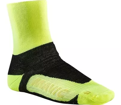 Носки велосипедные MAVIC ESSENTIAL Thermo+, желтые, 2019
