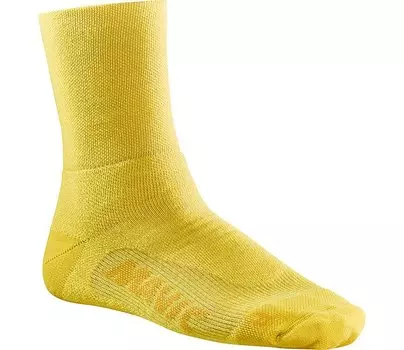 Носки велосипедные MAVIC ESSENTIAL Thermo, желтые, 2019