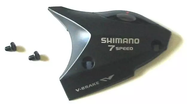 Облицовка шифтера Shimano ST-EF50, 7 скоростей (крышка и болты M3х5), серебристый, Y6KT98020