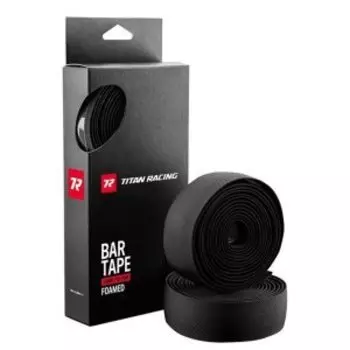 Обмотка на руль Titan Racing PU/EVA FOAMED, 30x2000 mm, Black, 1841002063170