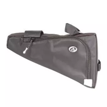 Подсумок велосипедный AUTHOR A-R244, подрамный, треугольный, 2 отделения, малый, черный, 8-15001074