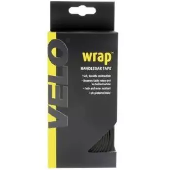 Обмотка велоруля VELO, в индивидуальной упаковке, черная, 410271