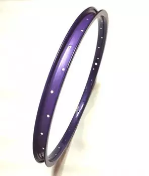 Обод 20" USPORTS одинарный (406х28,4/20,2х16.5мм 28отв.) HB-2A, 28 отв. 20 дюймов стальной, фиолетовый, 00-1707511