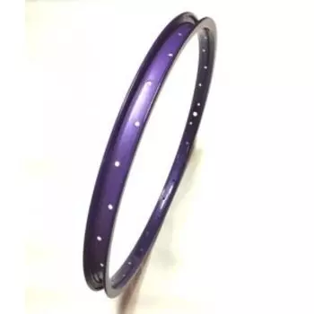 Обод 20" USPORTS одинарный (406х28,4/20,2х16.5мм 28отв.) HB-2A, 28 отв. 20 дюймов стальной, фиолетовый, 00-1707511