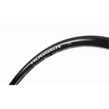 Обод 28-29" HOGGER, алюминиевый, двойной, 32H, пистонированный, А/V, анодированный, черный, HL21DF-C-32