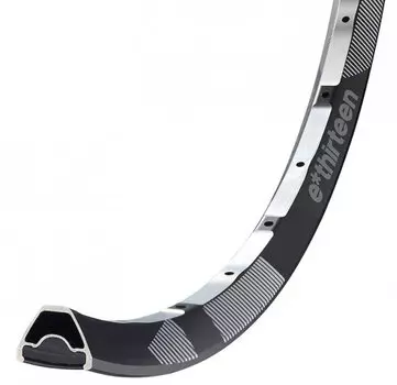 Обод E*THIRTEEN, E13, 26", TRSR, 28H, CNC, алюминиевый, чёрный, E13-RM 26"