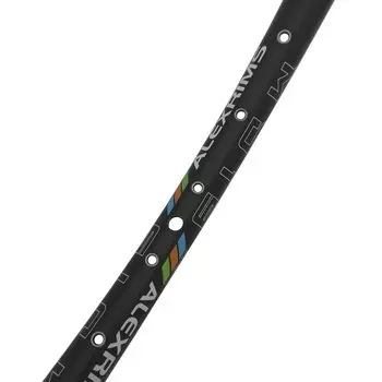 Обод велосипедный 26" AlexRims, алюминий, двойной, под 36 спиц, под диск, пистонированный, черный, A/V, MD19-(A/V)-26"