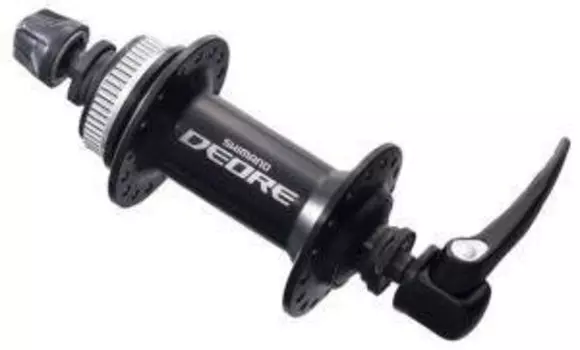 Велосипедная втулка Shimano Deore M595, передняя, 36 отверстий, C.Lock, QR, чёрная, EHBM595ALP