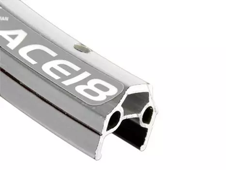 Обод велосипедный ALEX RIMS ACE18, 24"х17ммх28Н, двойной, CSW, SSE, индикатор износа, серебристый, ACE18