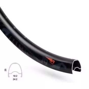 Обод велосипедный BlackJack, 29", 622X19, READY 19, 32H, пистонированный, черный, 3091R32AP0