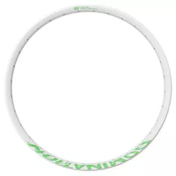 Обод велосипедный Colt Bikes 27,5" 584x25 DOMINATION SL 32H, бело-зеленый, 3182q32ph0Green