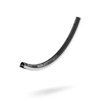 Обод велосипедный DT Swiss RR 411, шоссе, ассиметричный, 32 отверстия, черный, DT_RR 411_ASSYM_32_17