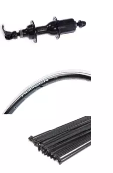 Колесо HOGGER 26", задний, алюминий, HL18DE-26-11266