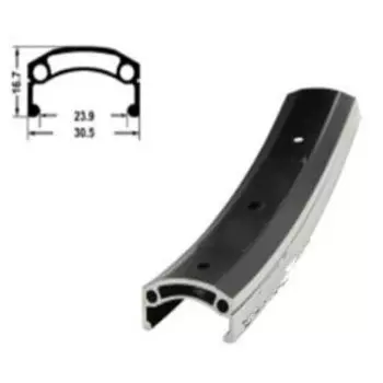 Обод велосипедный HORST 26", 559х30,5/23,9х16,7 мм, алюминий, 32H, двойной, для спортниппеля, 00-180
