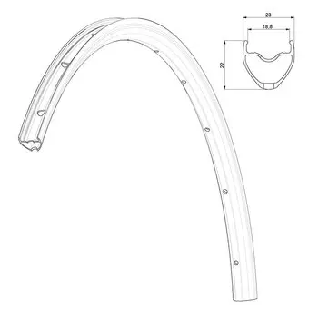 Обод велосипедный Mavic, AKSIUM ELITE UST Disc SUP, передний/задний, V2736115