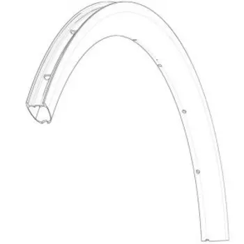 Обод велосипедный Mavic, COSMIC PRO CARBON UST, задний, LV2734500