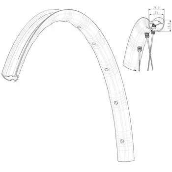 Обод велосипедный Mavic, Crossmax SLS 29'', передний/задний, V3765815