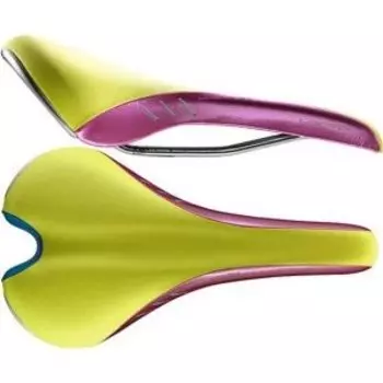 Седло велосипедное Fizik VESTA, желто-розовое, 7047SXSA69C62 Yellow