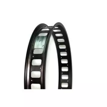 Обод велосипедный NANDUN, черный, с отверстиями, MX-80S 24*32H, 80MM (Fatbike)