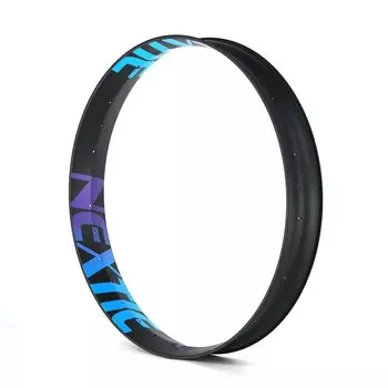 Обод велосипедный NEXTIE Xiphias PREMIUM, карбон, 27.5", 80 mm, одностеночный, 32Н, чёрный матовый, NXT27XS80