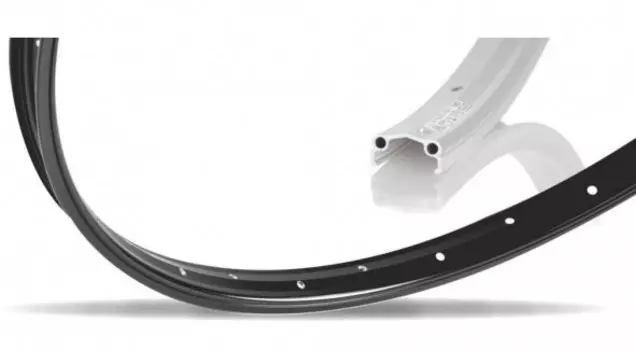 Обод велосипедный REMERX 20”, 406x21мм, 36 спиц, одинарный, черный, RS20s36