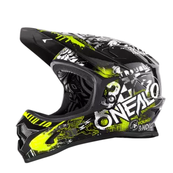 Велошлем подростковый O´Neal Backflip RL2 Youth Evo Attack Blk/Hi-Viz 2018