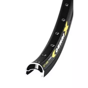 Обод велосипедный REMERX 26” JUMBO, 559x23мм, 32 спицы, двойной, черный, пистонированный с 2-х сторон, RD26b32e-Ju