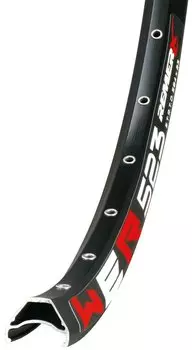 Обод велосипедный REMERX 26” WER 523, 559x23, 32 спицы, двойной, пистонированный, черный, RD26b32e-WER