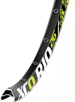 Обод велосипедный REMERX 29” XCO RIO RDX 7325, 622x17, 32 спицы, двойной, пистонированный, черный, RD29b32e-Rio