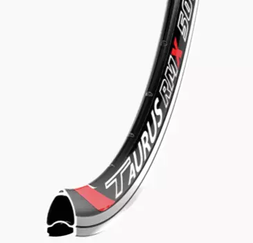 Обод велосипедный REMERX “TAURUS”, 28” (622x14), 32 спицы, 569 гр, с индикатором износа, f/v, черный, RD28b32-Ts